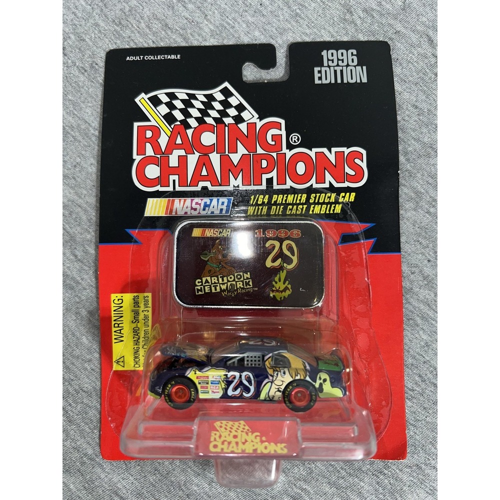 Vintage 1996 Racing Champions NASCAR Cartoon Network 1/64 Diecast 29 Scooby-Doo